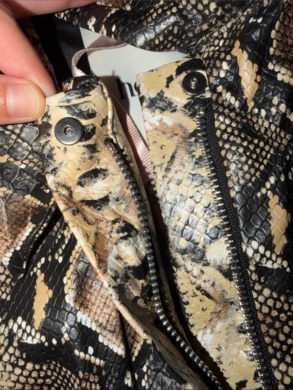 House of CB VANI Snake Print Fitted Jacket - Picture 14 of 16
